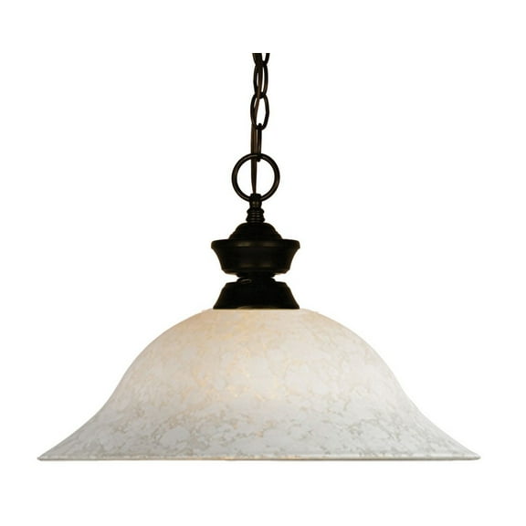 1 Light Pendant In Classical Style 16 Inches Wide By 12 Inches High -Traditional Installation Z-Lite 100701Brz-Wm16
