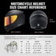 thumbnail image 4 of Casco integral JQF Gear WS-607 negro para adultos (M), 4 of 9