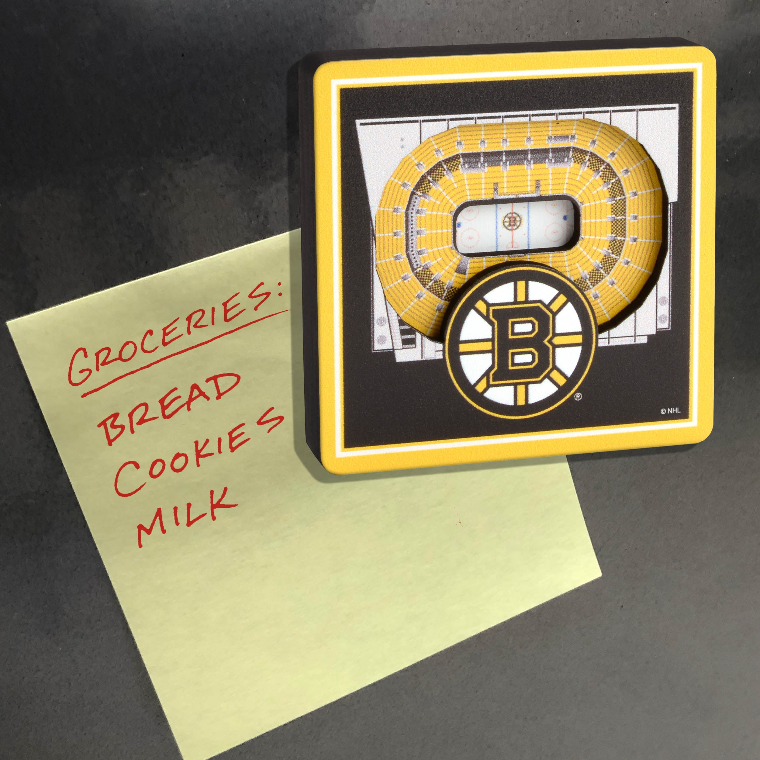 YouTheFan NHL Boston Bruins 3D StadiumView Magnet