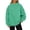 Green, variant on Mock Neck Sweatshirt For Women Oversized Turtleneck Sweater Long Sleeve Pullover Tops Fall Fashion Clothes