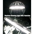 thumbnail image 6 of ModifyStreet® 7" Round H6014/H6015/H6017/H6052/H6024 20W CREE LED Sealed Beam Crystal Headlights w/ White DRL Bar, 6 of 7
