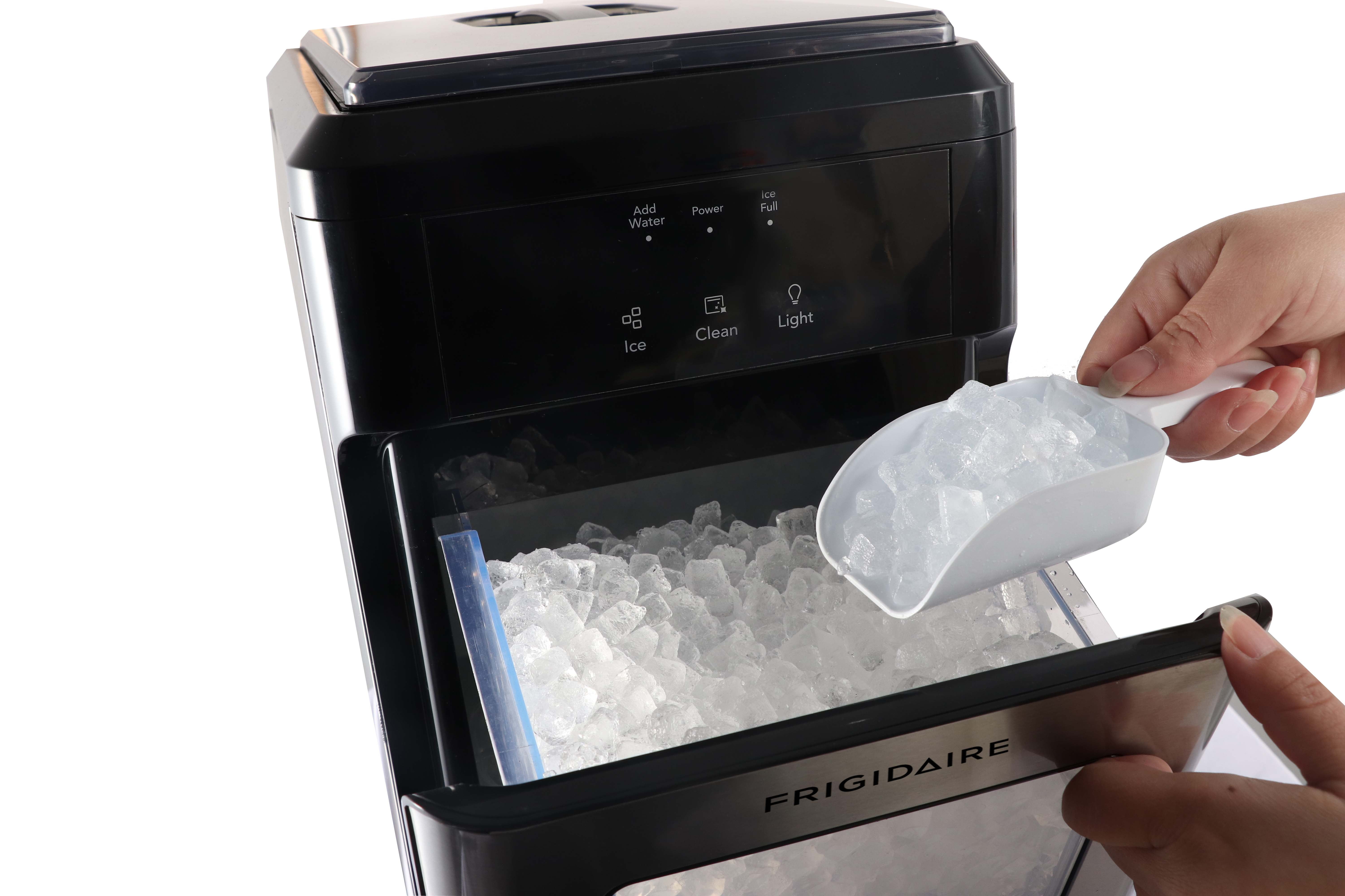 PROICER Countertop Crunchy Chewable Nugget Ice Maker 44lbs per Day 