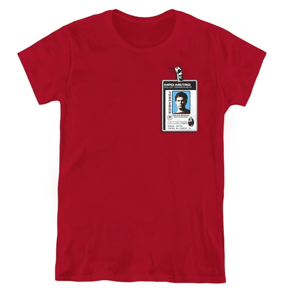Dexter Badge Women's T-Shirt Cardinal