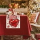 thumbnail image 1 of Camino de mesa de San Valentín, mantel supersuave para catering, bodas, cocinas, fiestas, vacaciones, picnics, decoración del hogar, 13 x 72 pulgadas de largo, textura romántica con corazón artístico,, 1 of 6