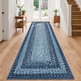 thumbnail image 4 of Gaderth 2x6 Braided Print Runner Rug For Living Room, Washable Farmhouse Rug With Non Slip TPR Backing, Low Pile Stain Resistant Carpet For Bedroom Dining Room Nursery Office, 4 of 10