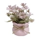 thumbnail image 2 of Plantas Artificiales De Plástico En Maceta Pequeña flor de mariposa rosa artificial en maceta, planta verde falsa para decoración del hogar y accesorios de fotografía (1 unidad) JASKFLY, 2 of 9