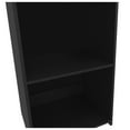thumbnail image 3 of Anthem Bookcase in Melamine with Three Shelves, Black 3-4 Shelves + Black + Primary Living Space + Modern + Particle Board + Melamine, 3 of 8