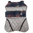 thumbnail image 6 of Touchdog  2-In-1 Tartan Plaided Dog Jacket With Matching Reversible Dog Mat, 6 of 7
