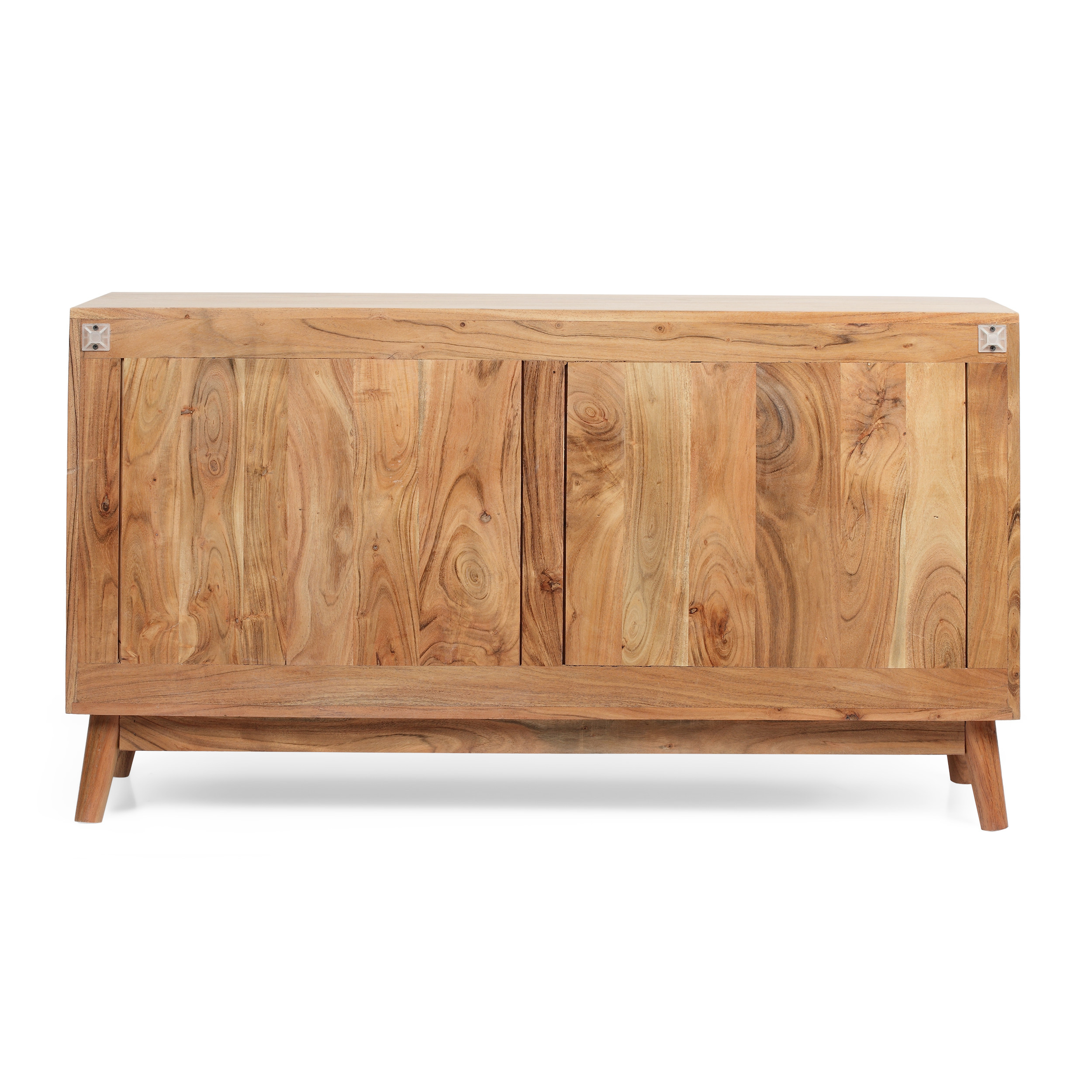 Noble House Tignall 26.50 inch Acacia Wood 2 Door Cabinet, Natural