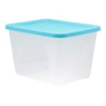 thumbnail image 2 of Caja Plástico Italhome 37.5X59X46 Cm Azul Aqua Con Tapa, 2 of 3