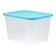 thumbnail image 2 of Caja Plástico Italhome 37.5X59X46 Cm Azul Aqua Con Tapa, 2 of 3