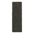 thumbnail image 3 of Unique Loom Solid Shag Collection Area Rug (2' 1" x 6' 5" Runner Graphite Gray), 3 of 7