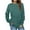 Blue, variant on yievot Womens Long Sleeve Crewneck Sweatshirts Trendy Pullover Solid Casual Lightweight Shirts Loose Fit Fall Tops