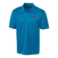 thumbnail image 2 of Men's Cutter & Buck  Aqua Buffalo Bisons  Clique Spin Eco Performance Pique Polo, 2 of 3