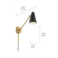 thumbnail image 6 of Kichler Lighting - Sylvia - 1 Light Wall Sconce In Mid-Century Modern Style-8.5, 6 of 9