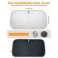 thumbnail image 3 of For Ford F250 2017-2021 Windshield Visor SunShade Custom Made Sun Shade w/Bag, 3 of 13