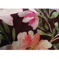 thumbnail image 4 of oneOone Cotton Silk Fabric Watercolor Leaves & Peony Floral_Printed Craft Fabric BTY 42 Inch Wide, 4 of 4