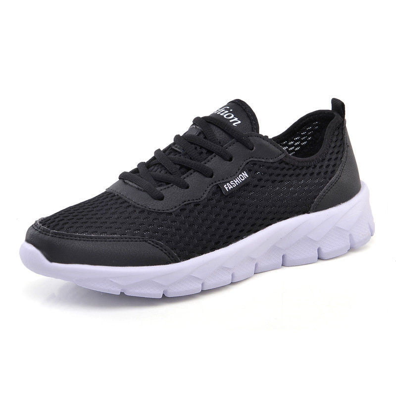 Men Athletic Shoes Mesh Hollow Sneakers Soft Sole Breathable Gym ...