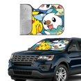 thumbnail image 4 of Windshield Sun Shade Foldable Car Front Window Sunshade For Car Suv Trucks Vans - Best Heat Shield Blocker Visor Cover Blocks Uv Rays And Keeps Your Vehicle Cool-Small, 4 of 5