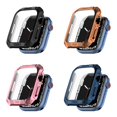 thumbnail image 2 of Flmtop 1PC Montre Écran Protecteur Anti-Rayures Anti-Chute Smartwatch Cas Galvanoplastie Strass Couverture de Protection Sensible Tactile Montre Écran Protecteur Compatible avec Apple Watch 7, 2 of 10