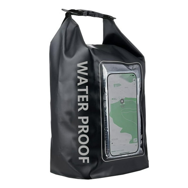 Water Proof Bag,2-Liter Waterproof Bag, Outdoor Messenger and Swimming Phone Pouch, IPX6 Rated PVC Multi-function Bag