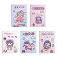 thumbnail image 1 of 5 Pcs Car Line Notebook, 30Sheets Cute Notes Writing Pads Scrapbook Decorations TODO List for Planning Notebook Writing Books Note Books for Note Taking Womens Journal Desk Supplies, Sweetheart, 1 of 7