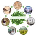thumbnail image 4 of FLhrweasw 7 2 15 Hebras Artificiales Hiedra Artificiales Guirnaldas Verdes Plantas Vid, 4 of 9