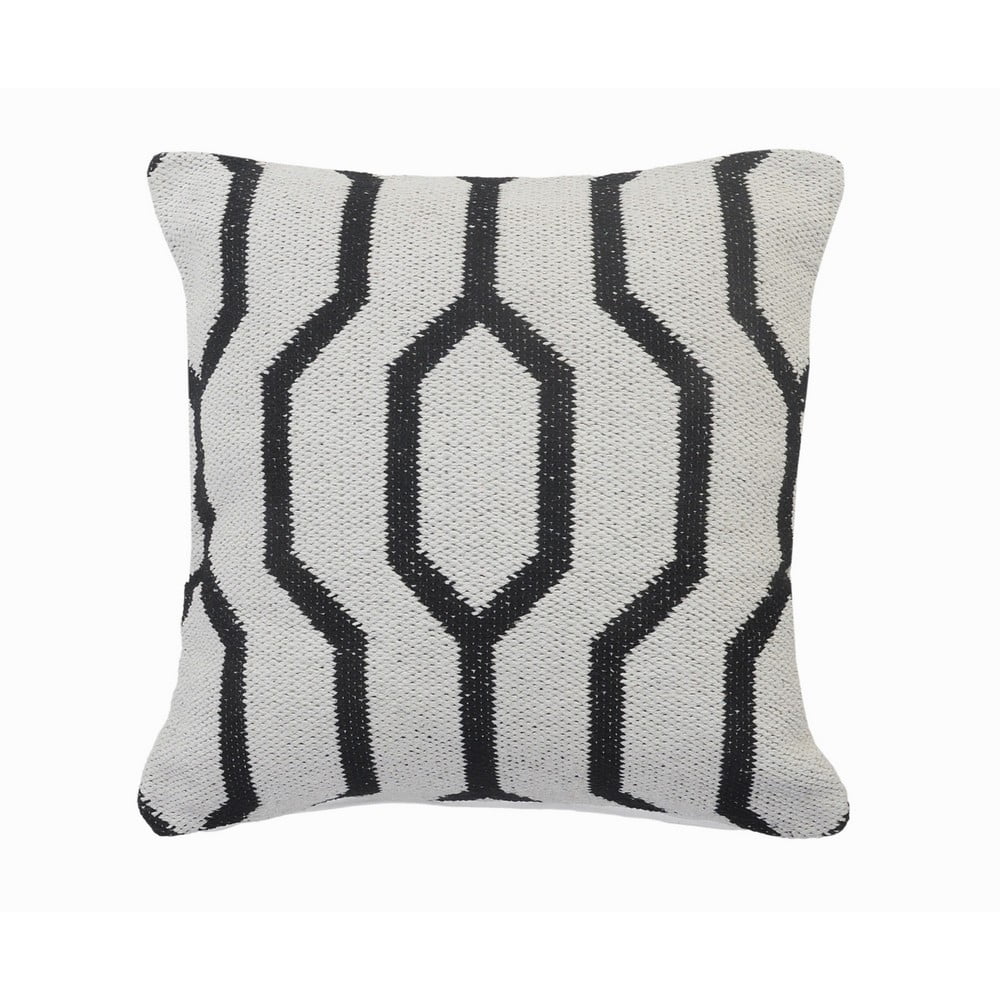 20 x 20 LR Home Gray Traditional Textured Geometric Throw Pillow