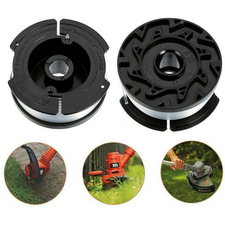 THTEN AF-100 Weed Eater Spools Compatible with Black Decker GH900 GH600  String Trimmer Replacement Spool Refills 30ft 0.065” Auto-Feed Single Lines