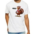 thumbnail image 2 of Turkey Moo Funny Cute Thanksgiving T-Shirt, 2 of 5