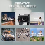 NBD Digital Camera 4K 48MP Compact Camera, 3.0 Inch Ultra Clear Screen YouTube Vlogging Camera,16x Digital Zoom Video Camera, Cameras for Photography