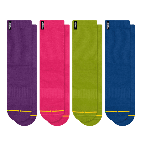 

REPREVE® Winter Berry Crew Socks 4-Pack