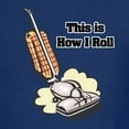 thumbnail image 3 of CafePress - How I Roll (Vacuum Cleaner) Kids Dark T Shirt - Dark T-Shirt Kids XS-XL, 3 of 4