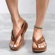 thumbnail image 2 of Amzcrzy Zapatos de mujer,Zapatos de mujer,Zapatillas de mujer, Sandalias ortopédicas vintage para mujer con soporte para el arco, antideslizantes y con cuña. Sandalias Mujer Zapatillas De Casa, 2 of 9