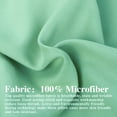 thumbnail image 2 of Ntbay 2 Pack Double Brushed Microfiber Queen Pillow Shams with 2" Flange, Wrinkle, Fade, Stain Resistant Sham, 20"x30", Mint Green, 2 of 5