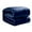 Dark Blue, variant on OAVQHLG3B Solid Color Flannel Throw, Lightweight Cover Blanket, Sofa Nap, Layerable Bedding