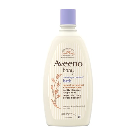 Aveeno Baby Nighttime Calming Comfort Bath 18 Fl oz