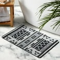 thumbnail image 3 of Bath Rug Runner 20x32 in Bathroom Rugs Non-Slip Tribal Style Bath Mat Soft Luxury Microfiber Machine-Washable Floor Rugs for Tub Showe, 3 of 5