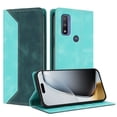 thumbnail image 1 of Phone Case for Motorola Moto G Pure FOXDOCK Premium Leather,Creative Dual-Color Cover with Card Slot,Shockproof, 1 of 7