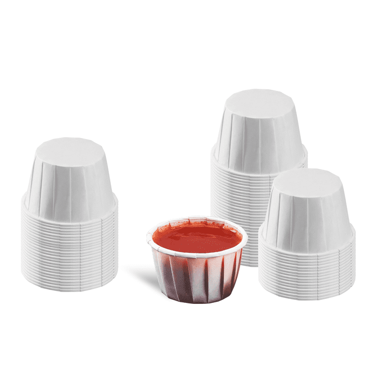 Condiment Portion Paper Cups - 1.25 oz - Case of 5000