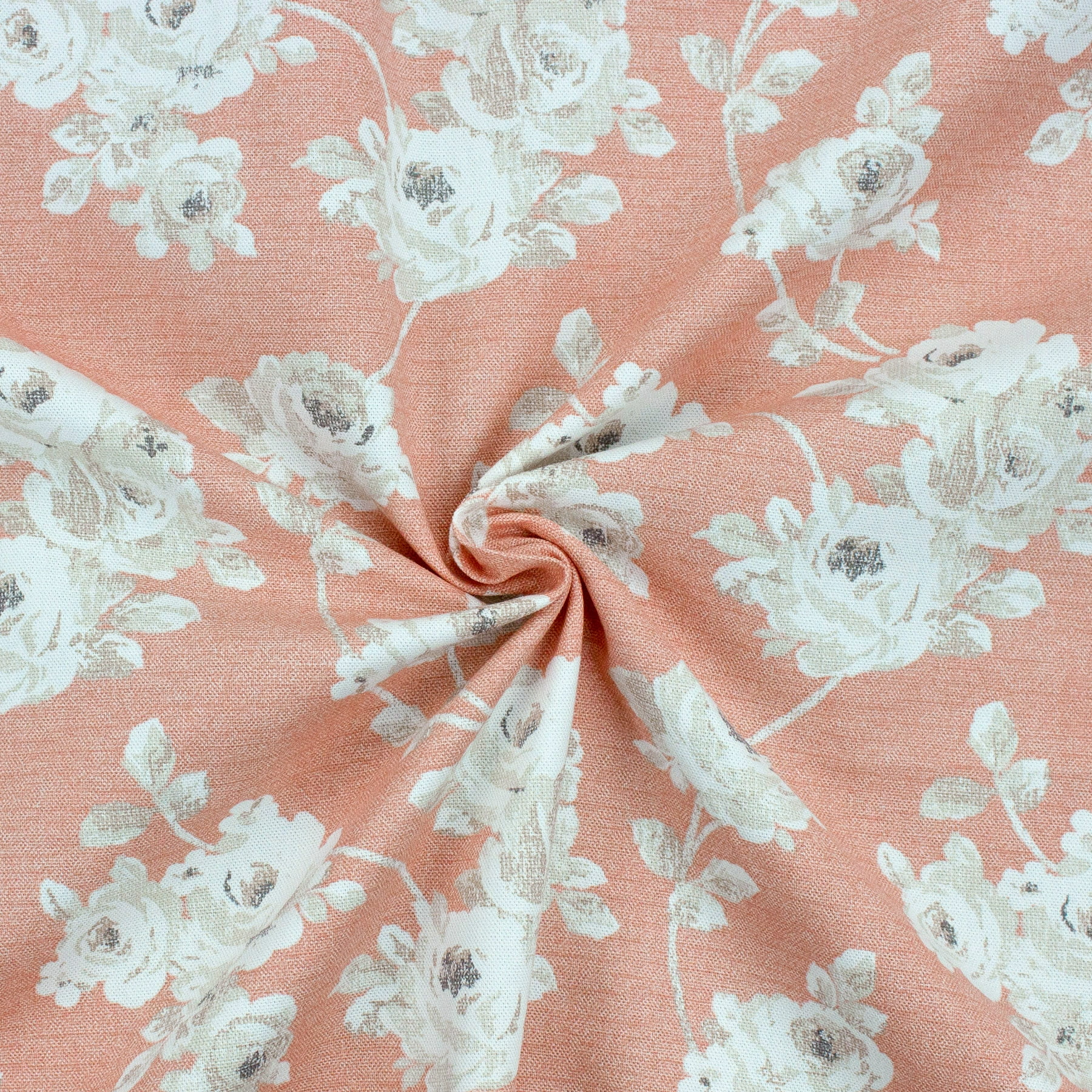 Better Homes & Gardens 54 inch Width100% Cotton Fabric, 8 Yard by the Bolt, Floral Blooms Blush