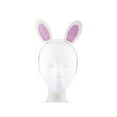 thumbnail image 2 of Lux Accessories White Purple Glittery Bunny Ears Fancy Girls Fashion Headband, 2 of 2