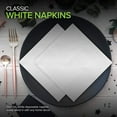 thumbnail image 5 of 12" Disposable White Paper Napkins (1000 Pack) by Stock Your Home, 5 of 7