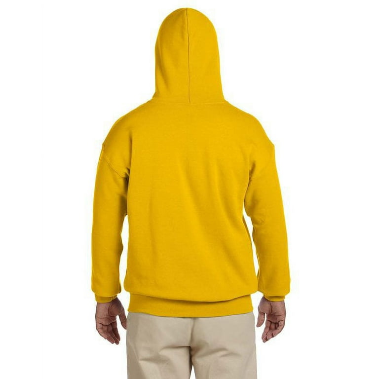 Gildan Activewear Heavy Blend Hooded Sweatshirt, L, Gold at