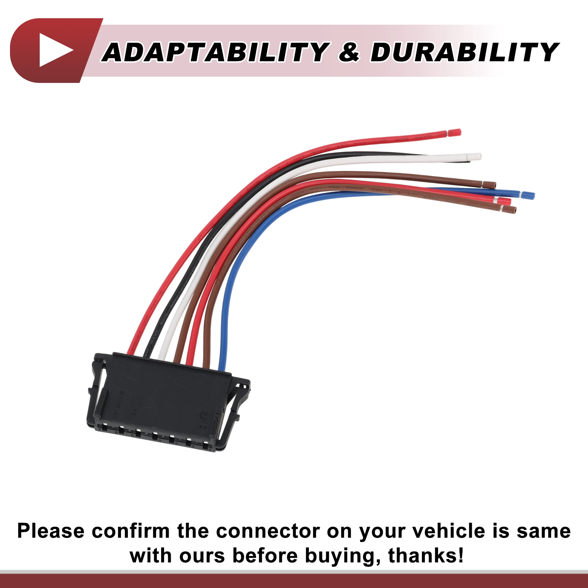 Unique Bargains Socket Wiring for Mercedes-Benz C250 Lamp Bulb Pigtail Connector Left