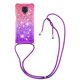 thumbnail image 1 of Funda para Xiaomi Redmi Note 9S/Redmi Note 9 PRO Brillantina Líquida Divertida Reluciente y con Cristales en Movimiento Cuerpo Cruzado con Cordón Ajustable, 1 of 5