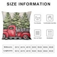 thumbnail image 5 of JEUXUS  Winter Pillow Covers  Buffalo Plaid Throw Pillow Cover Christmas Tree Truck Cushion Covers Black and White Check Pillow Case Winter Holiday Decor for Home Couch, 5 of 5