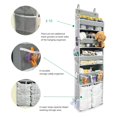 thumbnail image 3 of Organizador de almacenamiento para colgar en la puerta EZVERY, gris, con soporte para pañales, 3 of 6