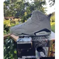 thumbnail image 4 of Ni - ke Air Jordan Retro 6 Georgetown DS Size 12 Magnet College Navy Grey, 4 of 5
