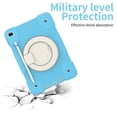 thumbnail image 4 of Funda para iPad Air de 10,2 pulgadas (2019/2020) con correa para el hombro, soporte de anilla grande, portalápices, protección contra caídas, duradera., 4 of 5